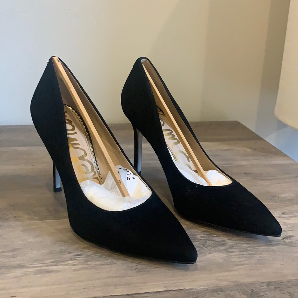 Sam Edelman Hazel Pumps in Black Suede Size 5.5